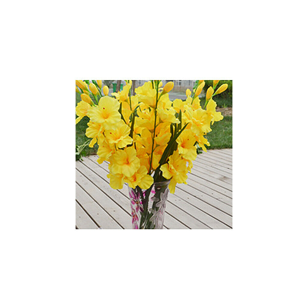 Gladiolus Silk Flower Arrangement - Handcrafted DIY Crafts - Amazingly Lifelike