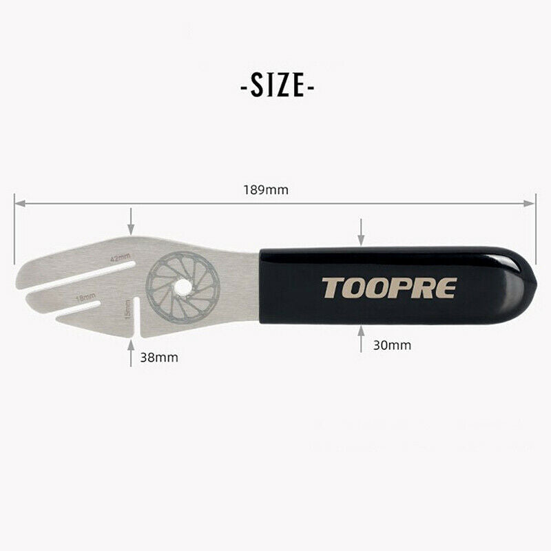 Bicycle Wrench Disc Brake Rotor Alignment Truing Tool Adjustment WrenchBDAU