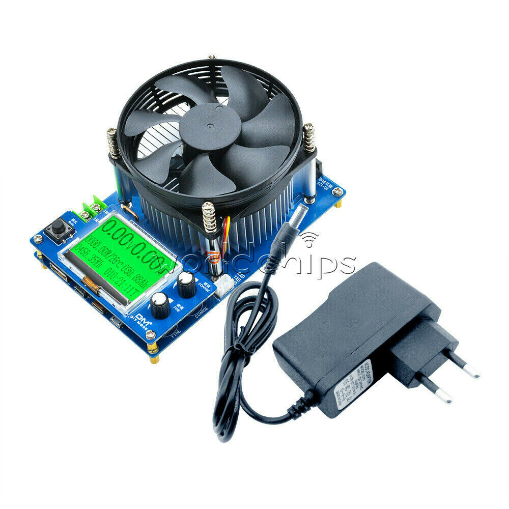 150W MAX 10A Intelligent LED Electronic Load Battery Discharge Capacity Tester