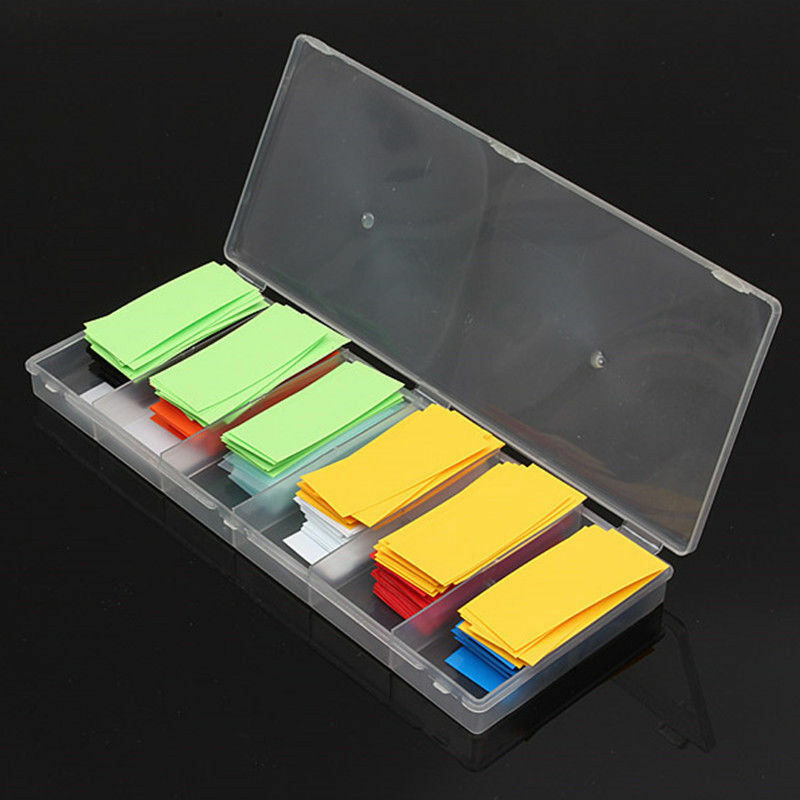 280pcs PVC Heat Shrink Tubing Tube Wrap Kit For Li-ion 18500 Battery