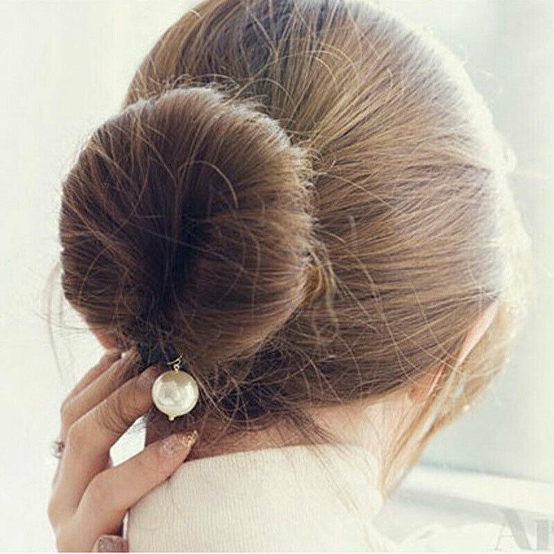 Magic Sponge Clip Foam Donut Hair Styling Bun Maker Curler Tool Ring Twist BBDA
