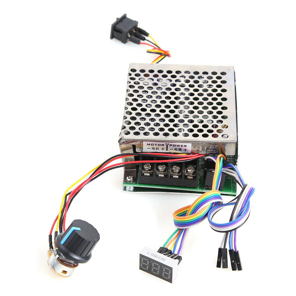 DC 10-55V Motor Speed Controller 60A CW CCW Reversible Adjustable Switch  @