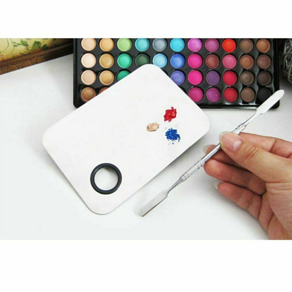 Makeup Stainless Steel Professional Pro Cosmetic Nail Art Artist Palette Spatula