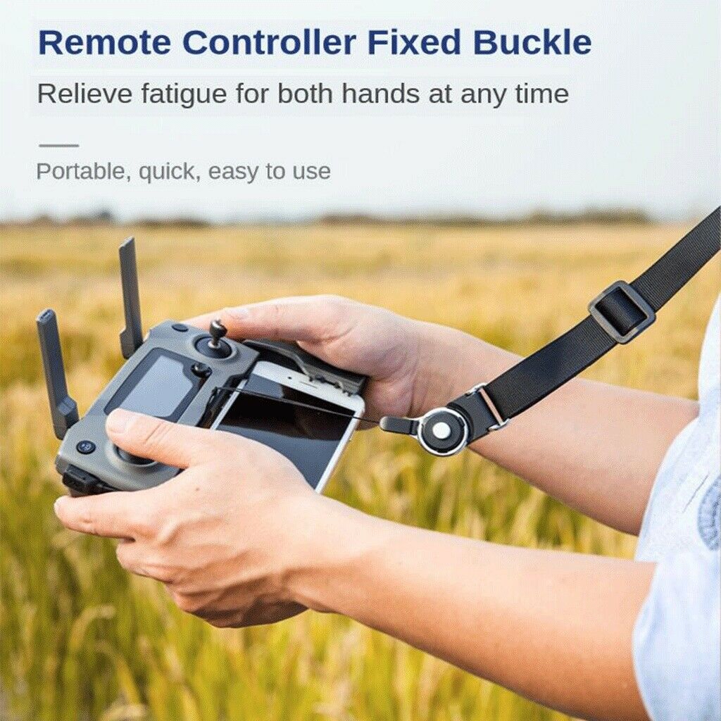 Black Adjustable Remote Controller Clasp Lanyard Belt Strap for Mavic 2