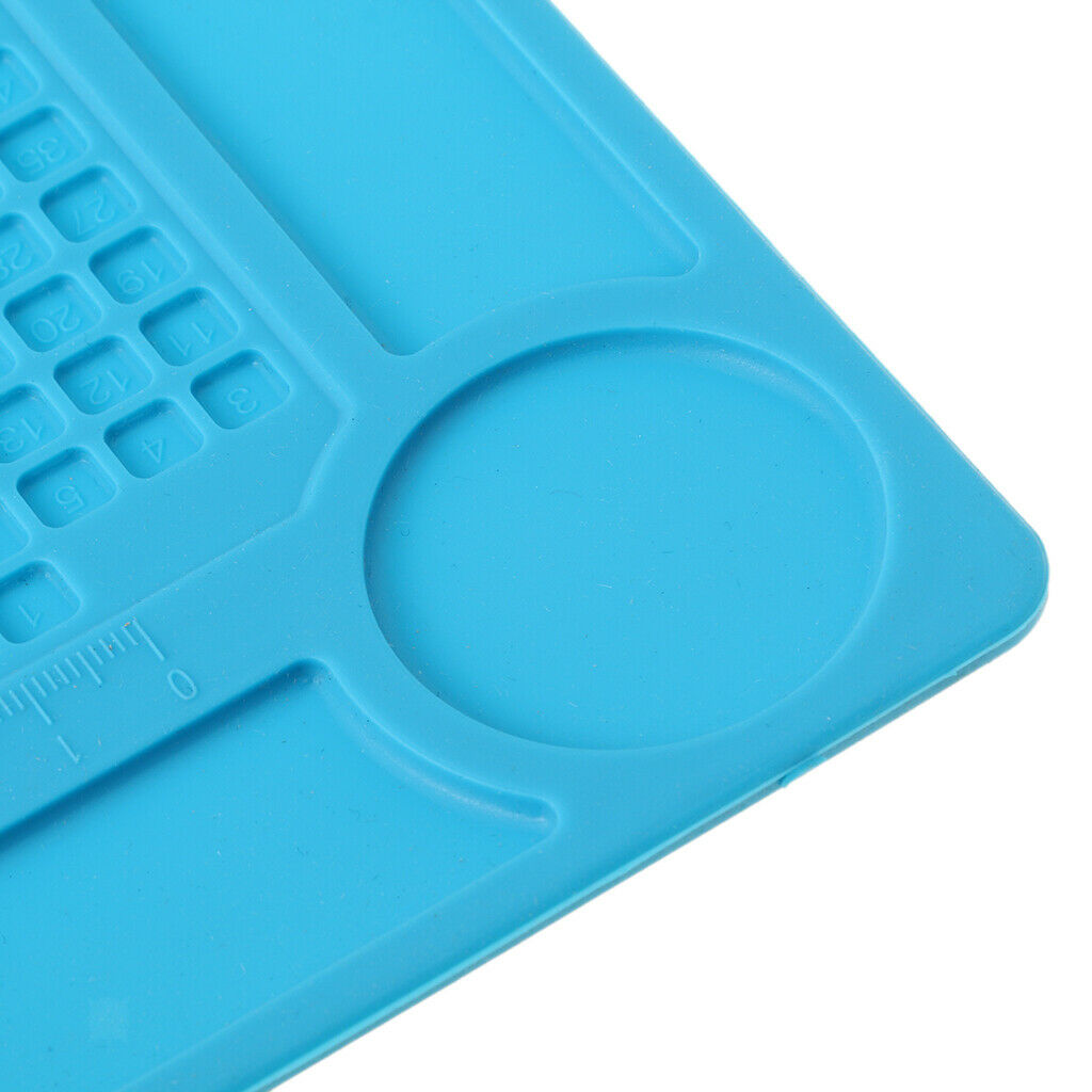 Anti Static Magnetic Heat Insulation Silicone Pad Desk Mat Soldering Repair