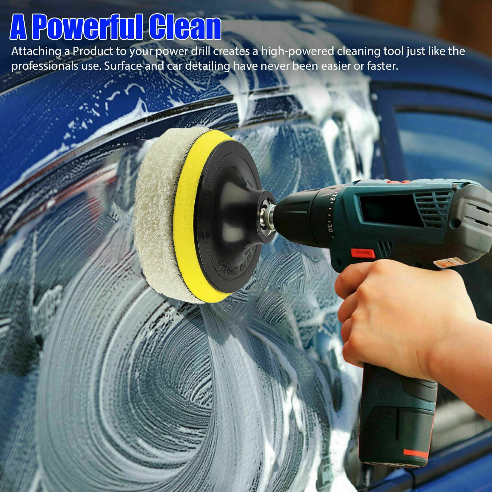 Drill Brush Power Brush Scrubber Cleaning Kit Attachments All Purpose Deep Clean