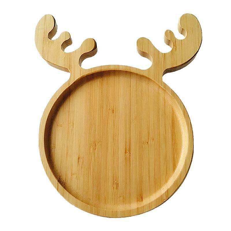 Wood Dessert Snack Plate Japanese Style Bread Wooden Plates Decorative Tableware