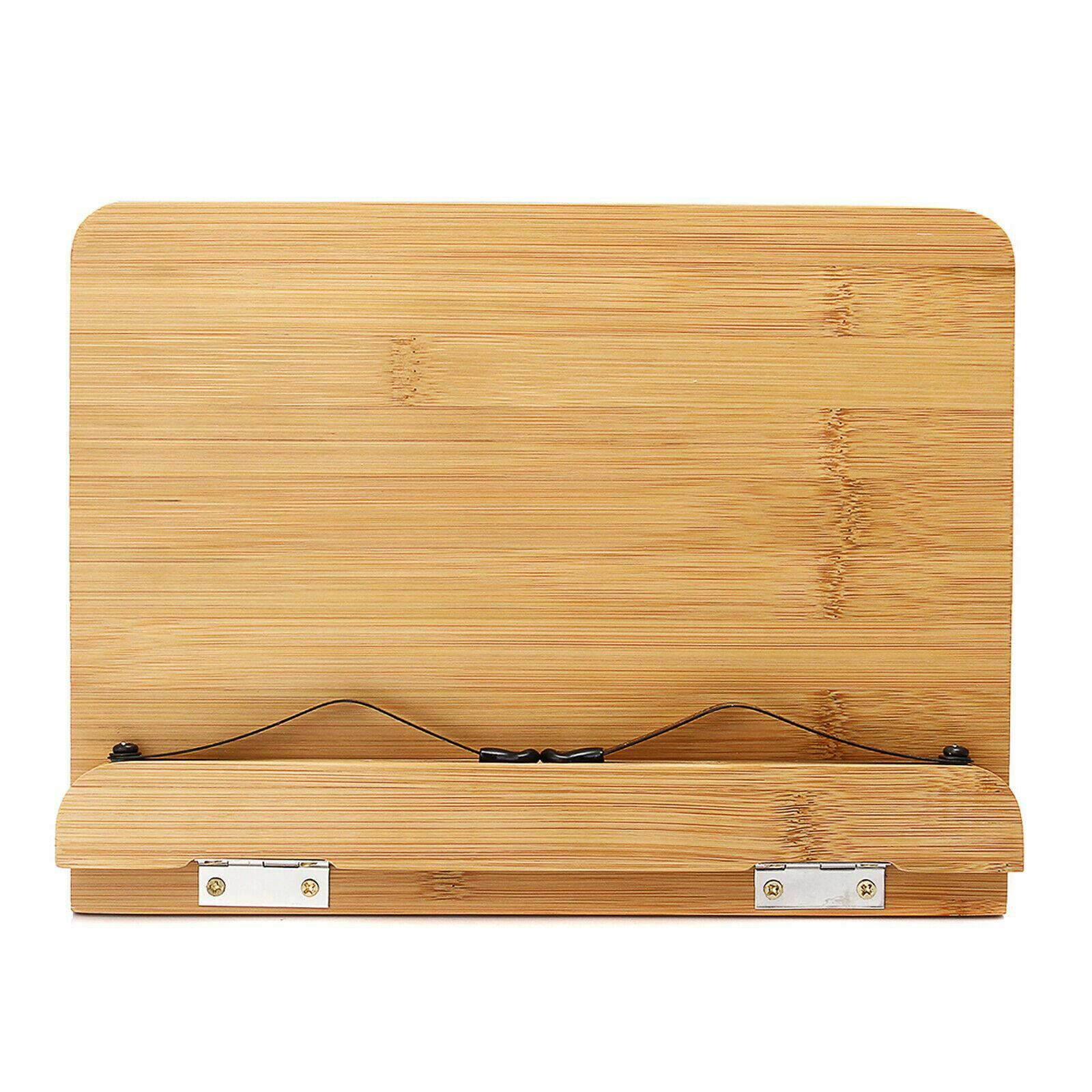 Adjustable Wooden Music Sheet Note Bible Cook Reading Book Foldable Holder Stand