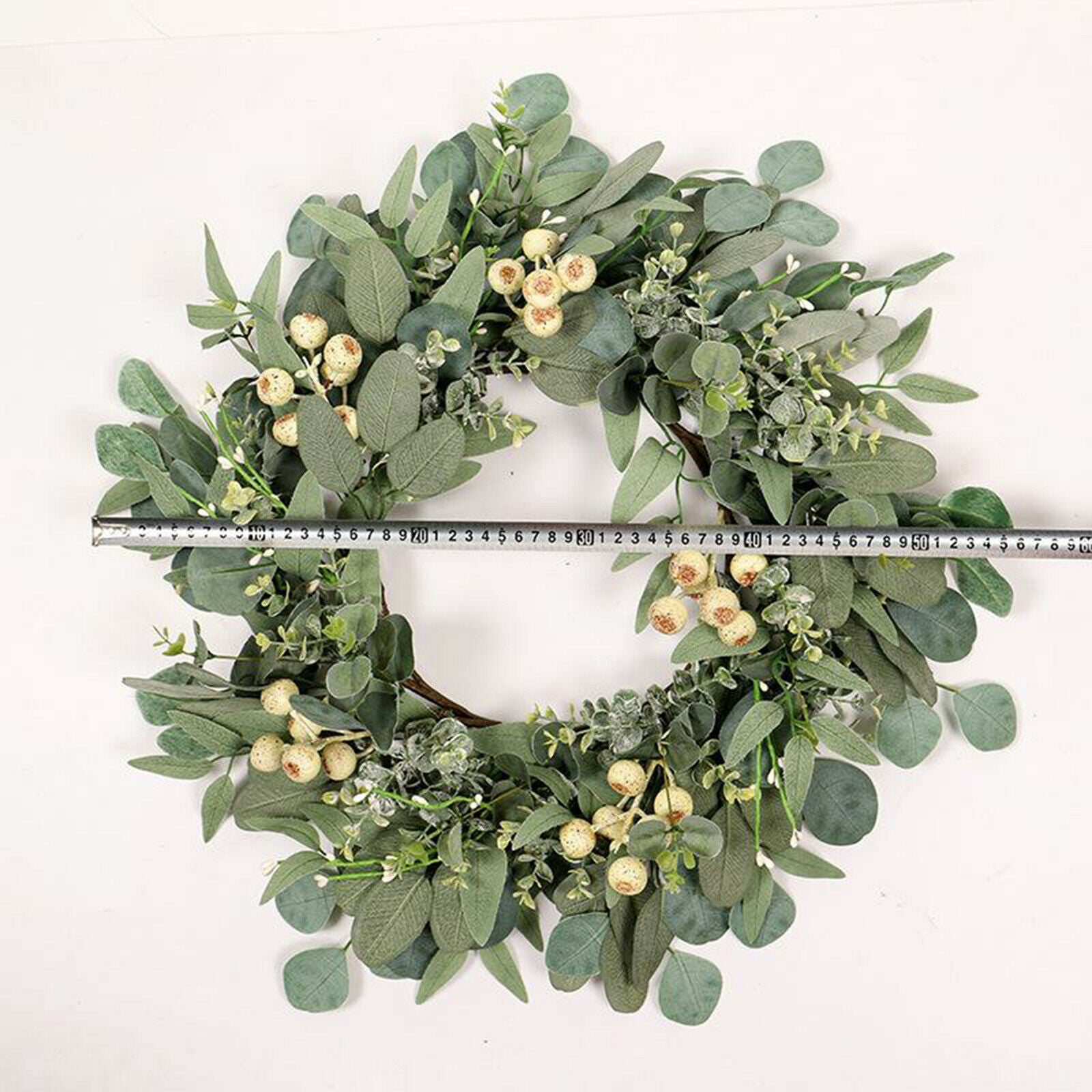 22'' Eucalyptus Wreath Front Door Large Garland Wedding Party Festival Decor
