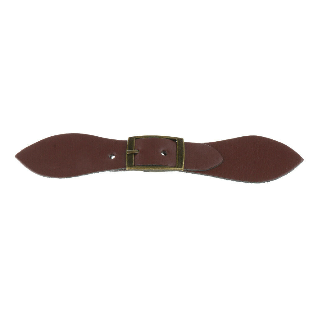Brown Leather Alloy Snap Sewing Toggle Button DIY Bag Coats Fastener for Women