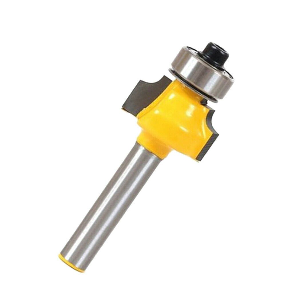8pcs 1/8" Radius 1/4" Shank Round Over Beading Edging Router Bit Woodworking
