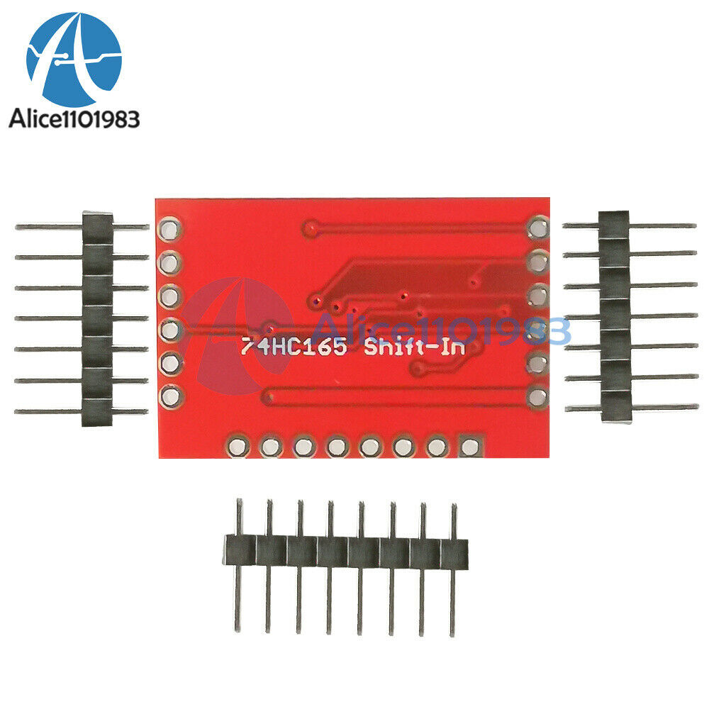 DC 3.3V-5V 74HC595 Shift Register Expansion Module Breakout PCB Circuit Board