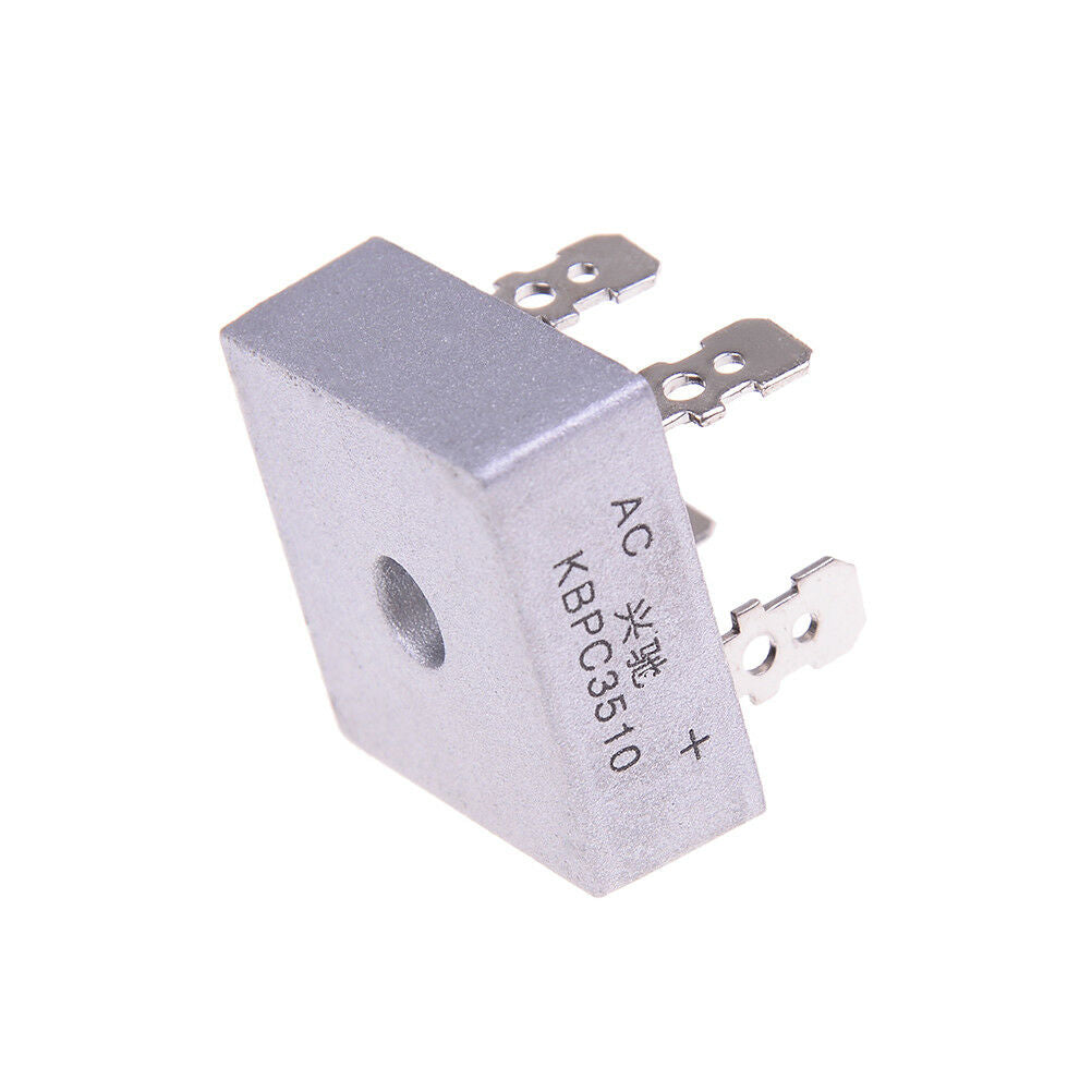 2Pcs bridge rectifier kbpc3510 amp metal case - 1000 volt 35a diode ALUK WF