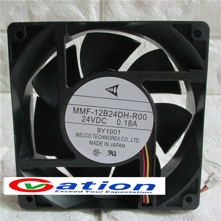 For MITSUBISHI MMF-12B24DH-R00 Inverter cooling fan DC24V 0.18A 12CM 3pin