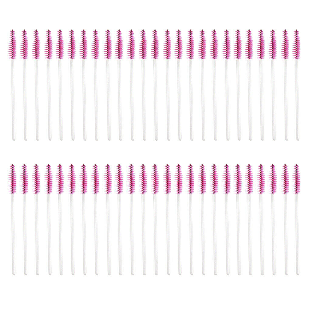 50x Disposable Eyelash Brush Mascara Wands Applicator Tool