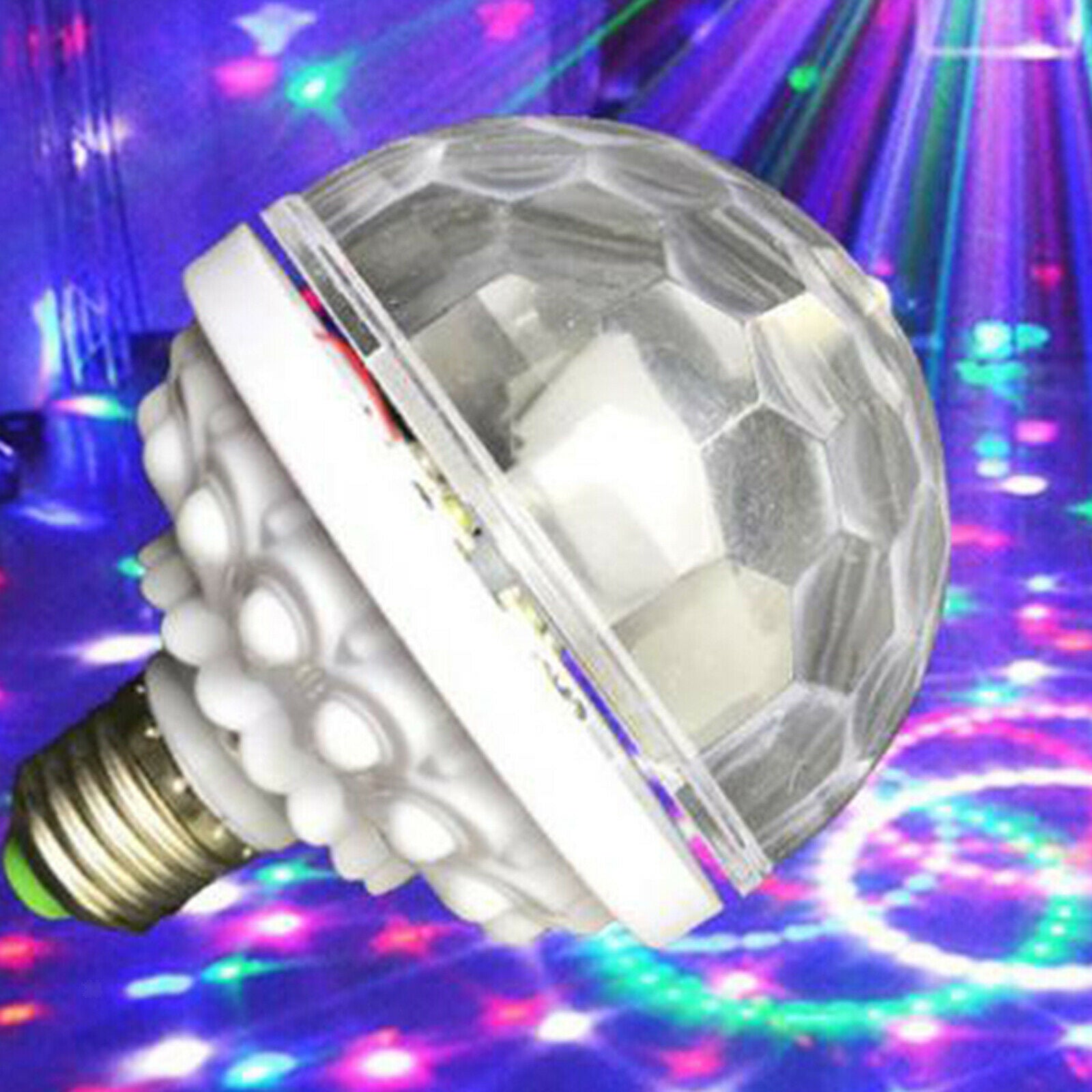 Rotating Auto Crystal Ball Bulb Disco Ball Light Party Light Club Decoration