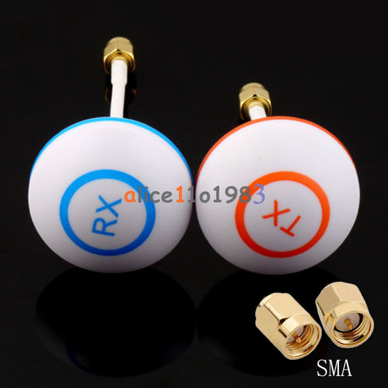 Circular Polarized Mushroom Antenna 5.8GHz SMA Set Tx/Rx for Multicopter