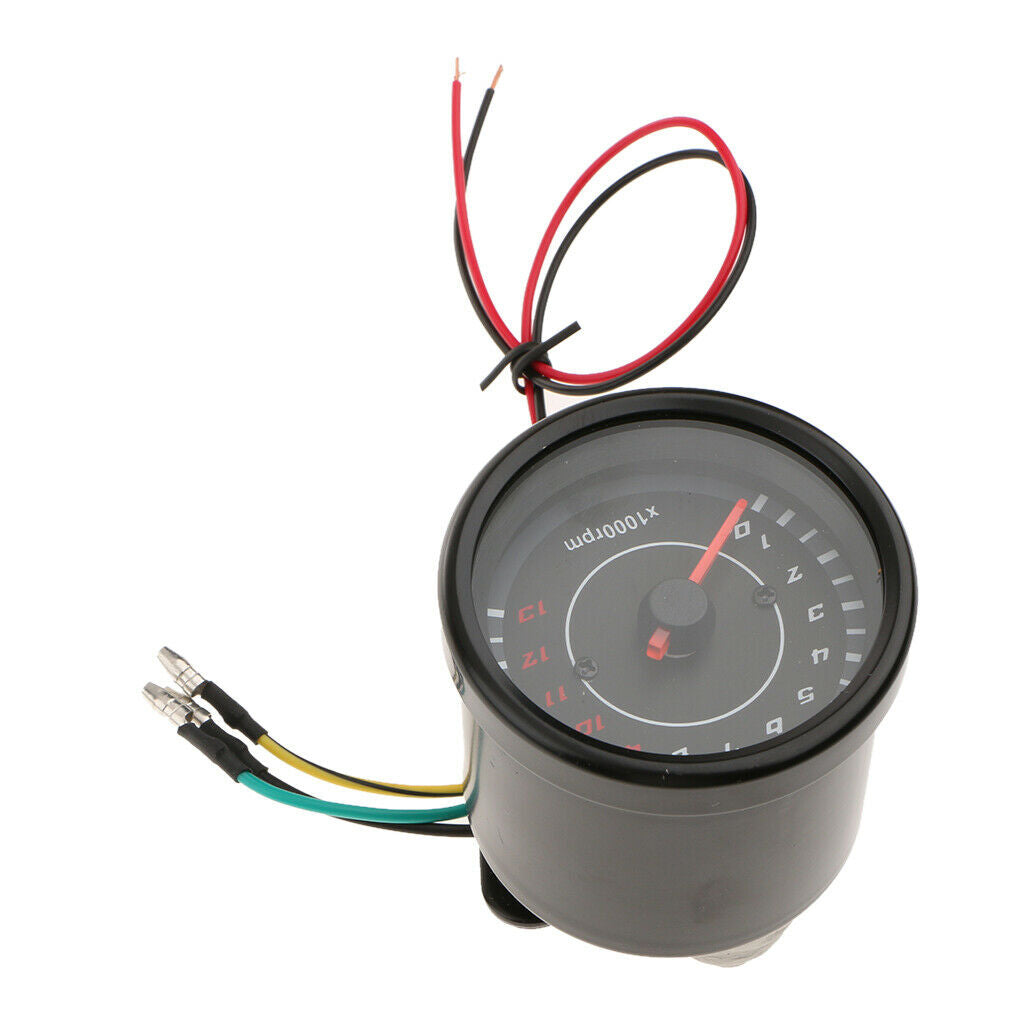2.56'' 13000rmp Motorcycle RPM Electrical Tachometer Gauge Bracket For