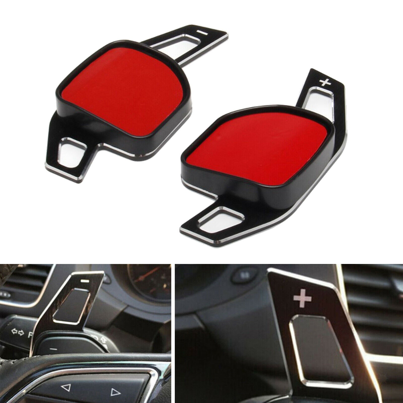 2PCS Steering Wheel Gear Shifter Paddle Shift Extension for Audi A3 A5 S7