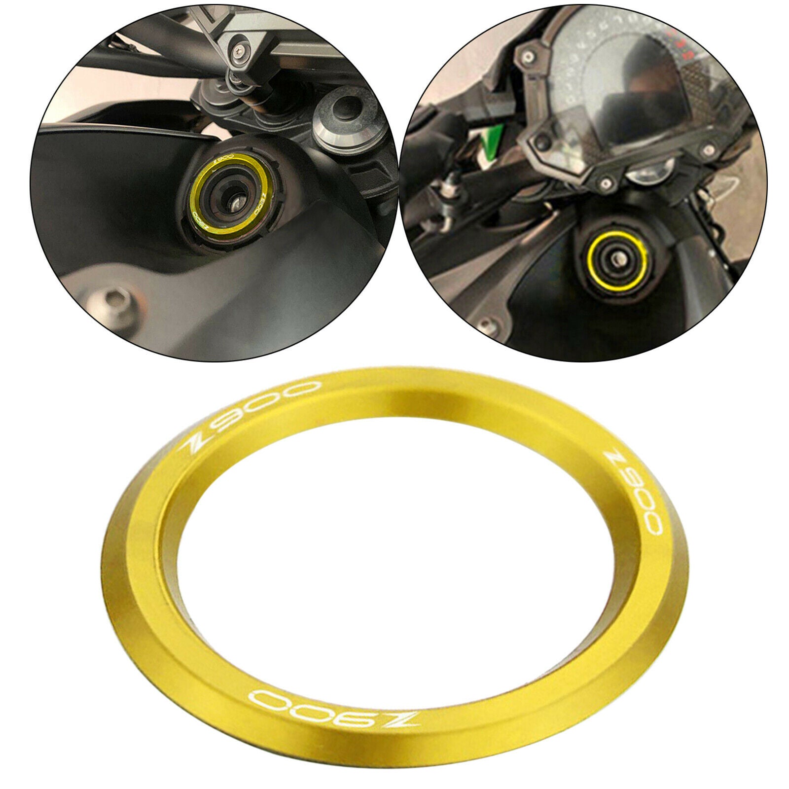 Ignition Cover Switch Cover Parts for Kawasaki Z900   Throttle Yellow