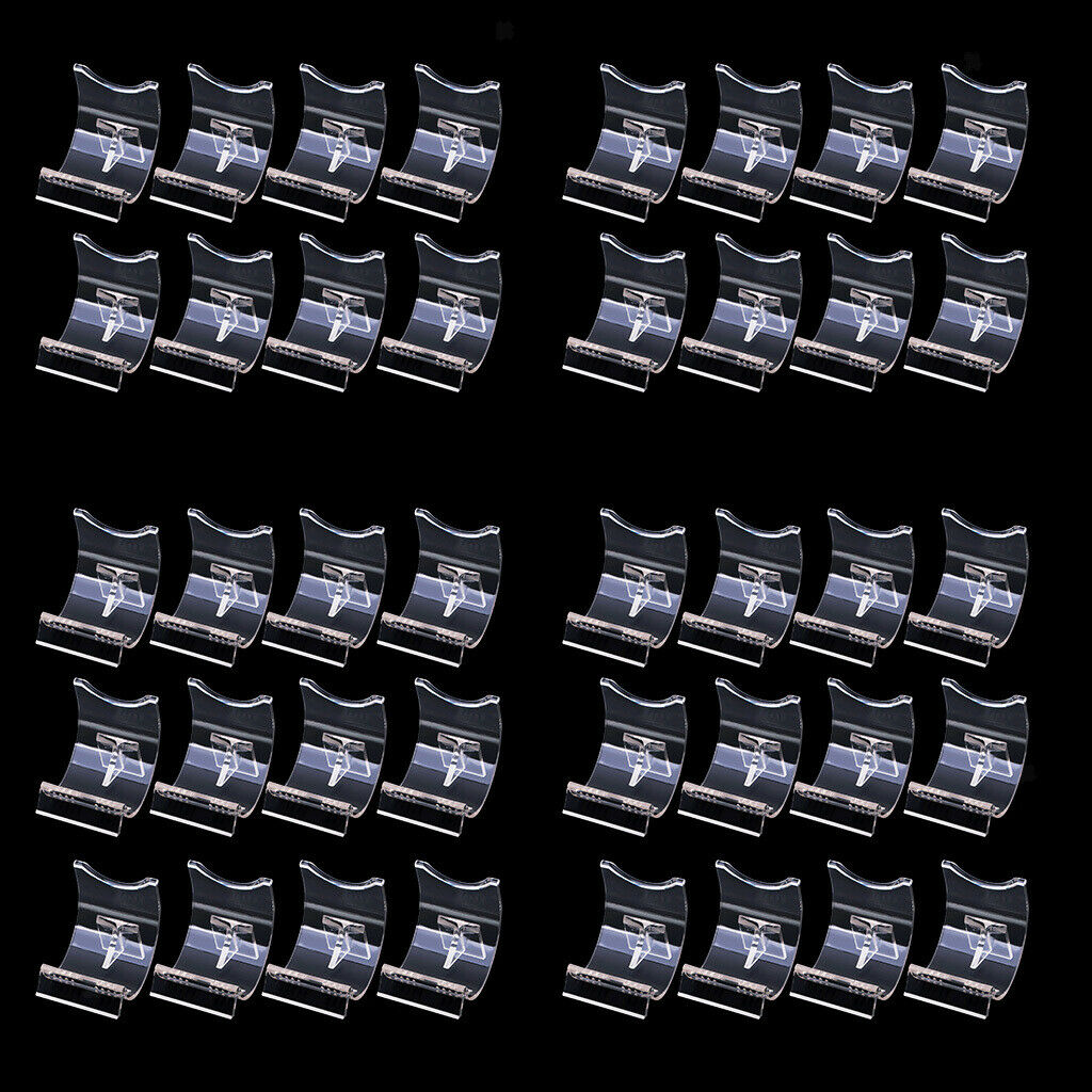 40Pcs Clear Lighter Display Stand Base Holder Collective Access Bracket