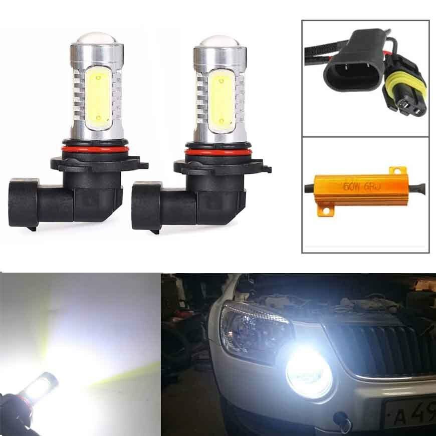9006 LED Projector Fog Driving Light DRL 7.5W No Error For BMW E60 525i 530i M5