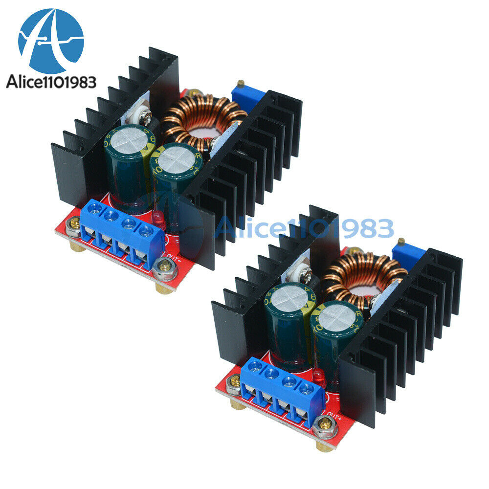 2PCS DC-DC Step up Converter Boost Power Supply Module DC 10-32V to 35-60V 120W
