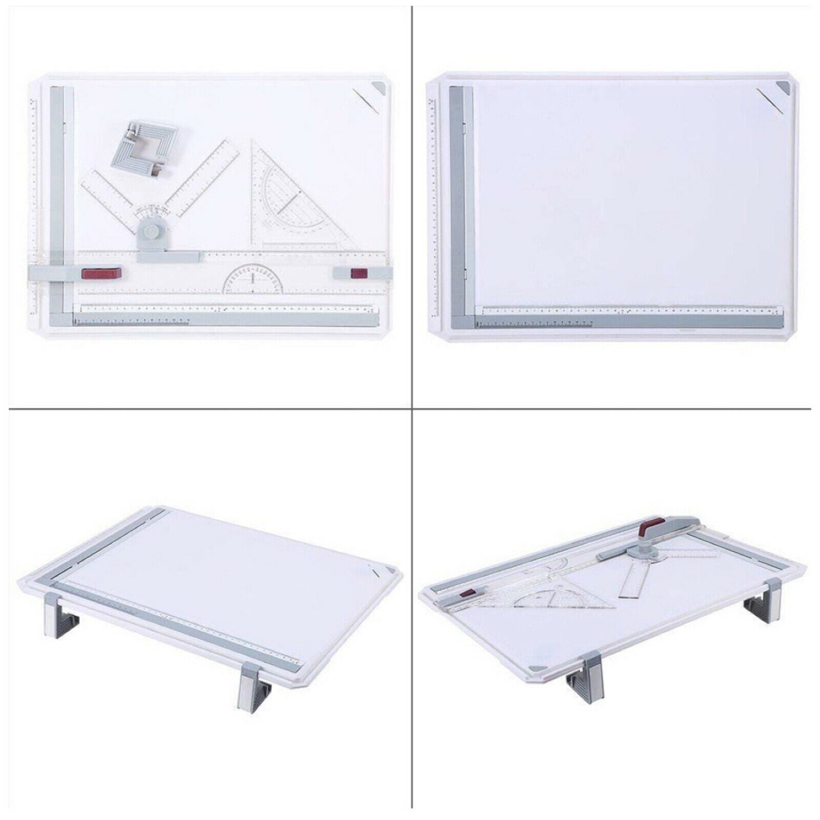 57x37cm Drawing Board Portable Architectural Drafting Table Parallel Motion