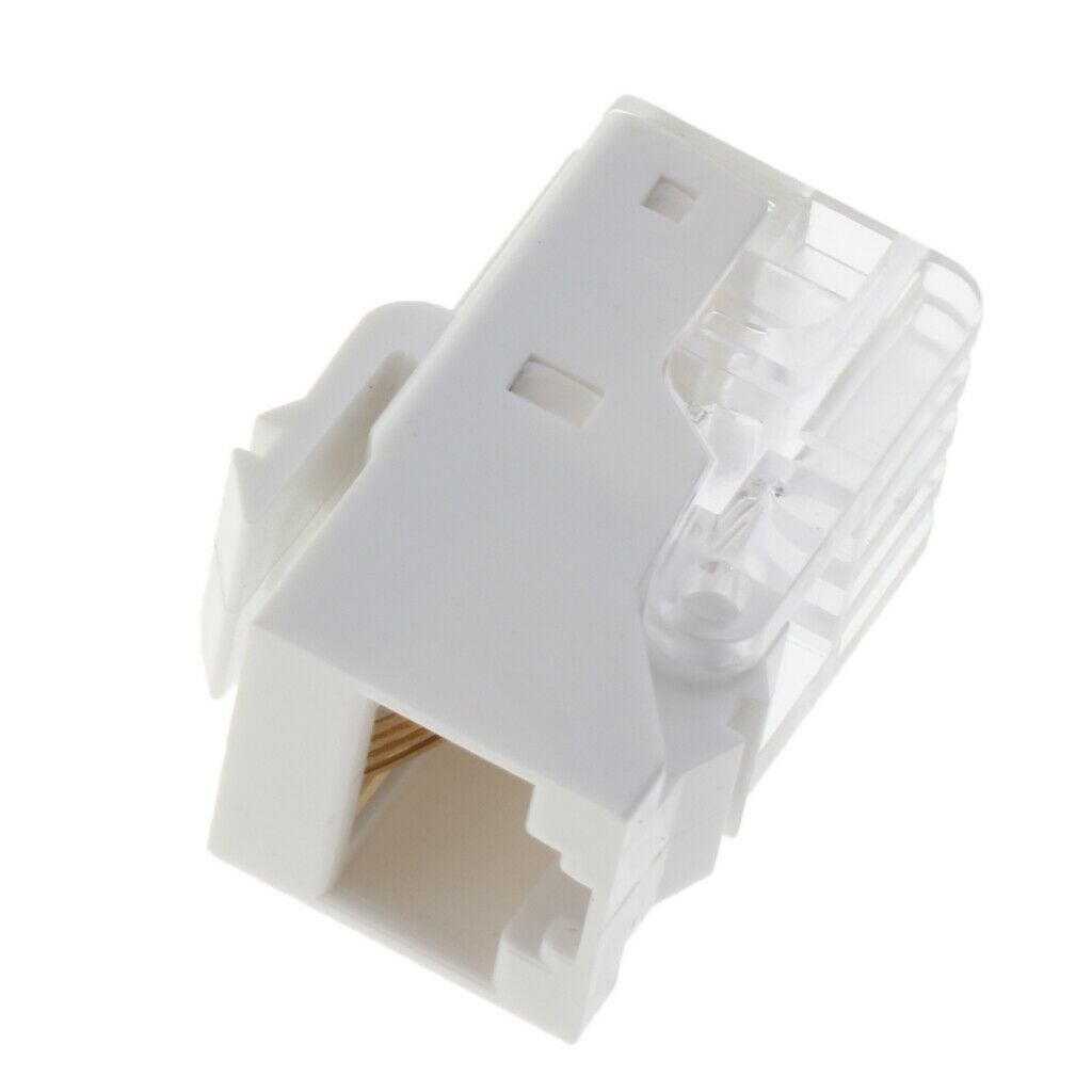 10pc CAT3 Toolless Keystone SnapIn Insert   RJ11   for DSL Voice Phone