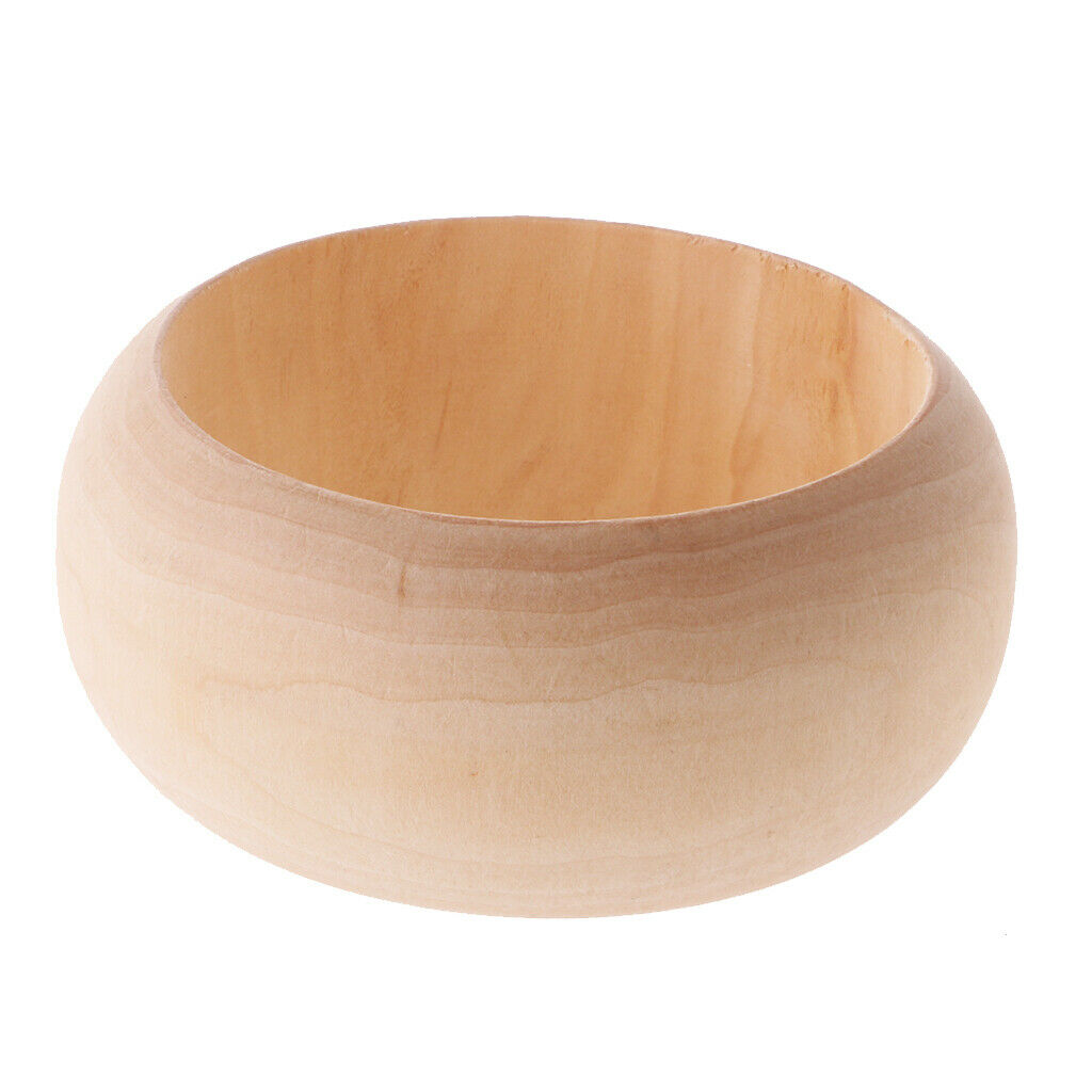 Unpainted Natural Wood Rings for Decoration Diy Tools