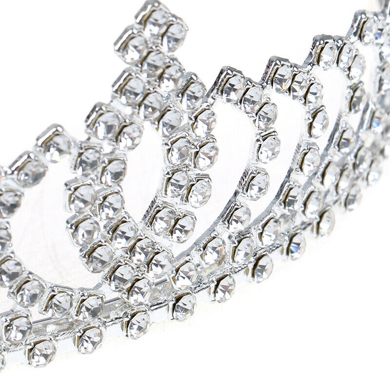 Hotest Crystal Tiara Hair Band Kid Girl Bridal Princess Prom Crown HeadbandJ Tt
