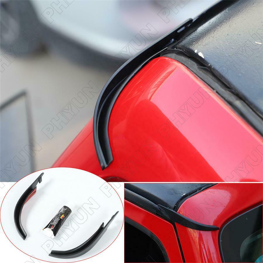 Car Front Roof Drain Slot Rain Water Extend Cover For Jeep Wrangler JK 2007-2017