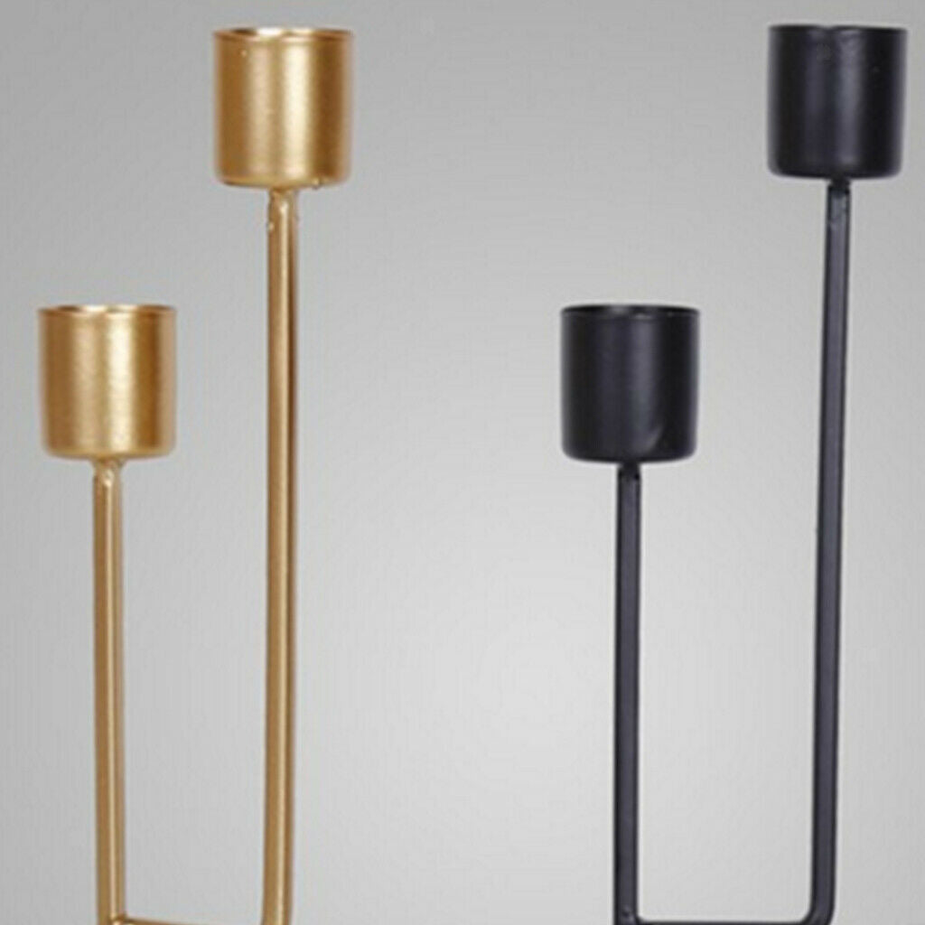 Metal Candleholder Modern Decorative Candle Holder Centerpieces Dining Table