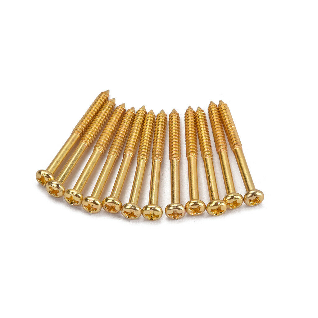 24 Pcs Guitar Bass Pickup Screws for Guitar Replacement Accessories