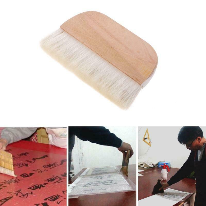 8in Wooden Handle Art Supplies Watercolor Brush Goat Hair Hake Brush Paint Brush