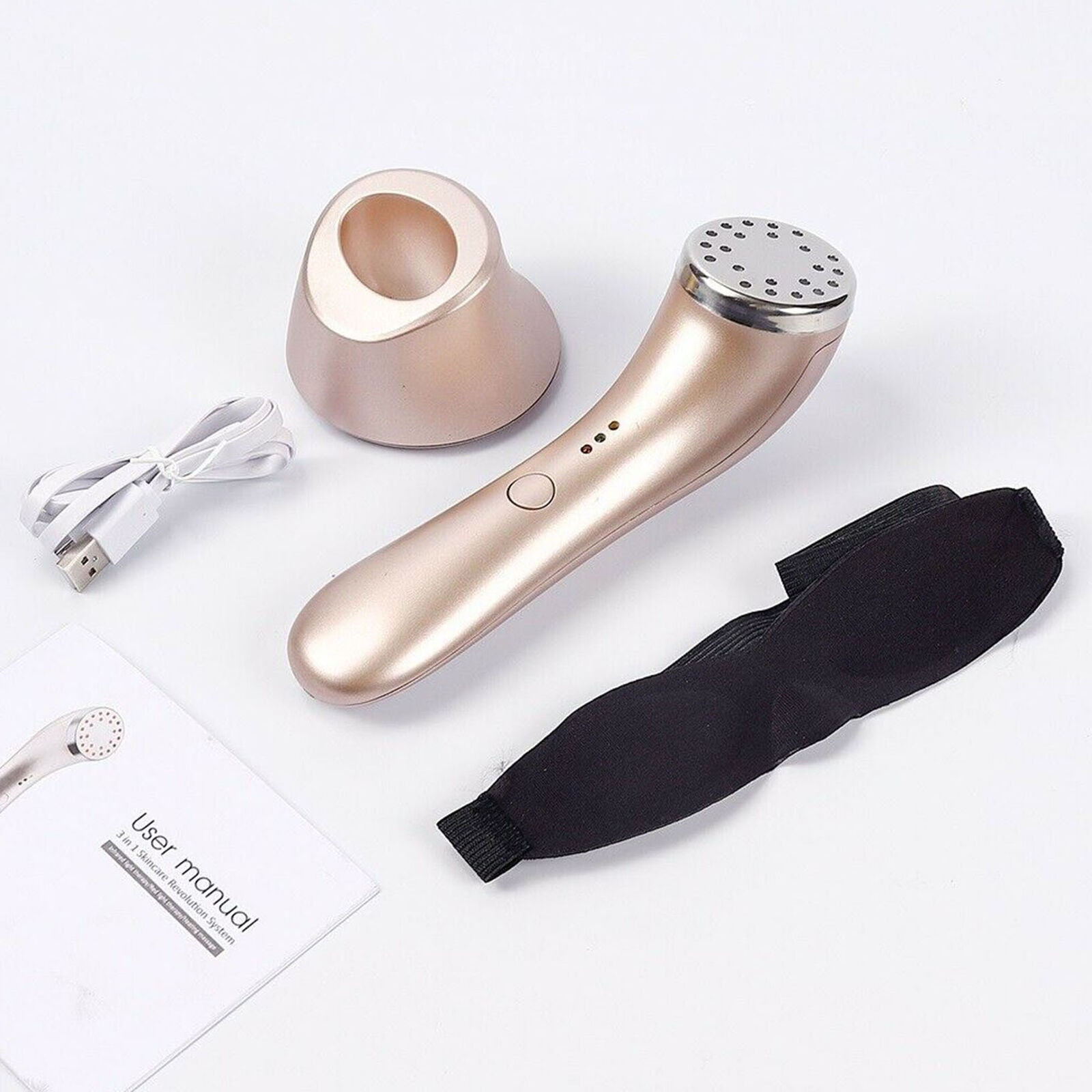 3 In 1 Face Skin Photon Rejuvenation Machine LED Red Light Skin Firming Whiten