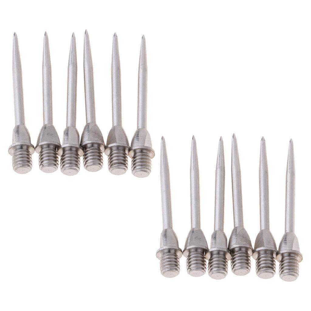 Lots 12 Steel Darts Conversion Point Dart Tips Dartboards Shafts Accessories