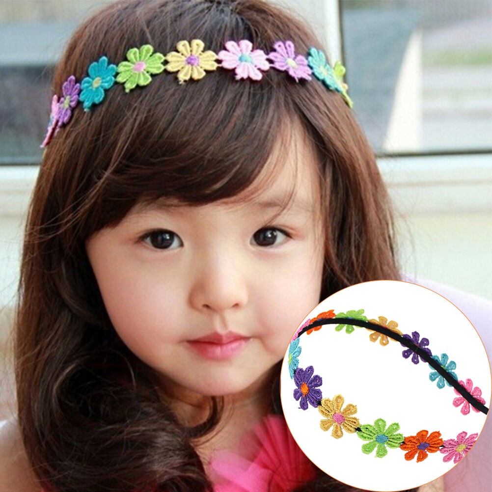 Flowers Hairbands Garland Flower Hairband For Girls Flower Crown Hair Band WBDA