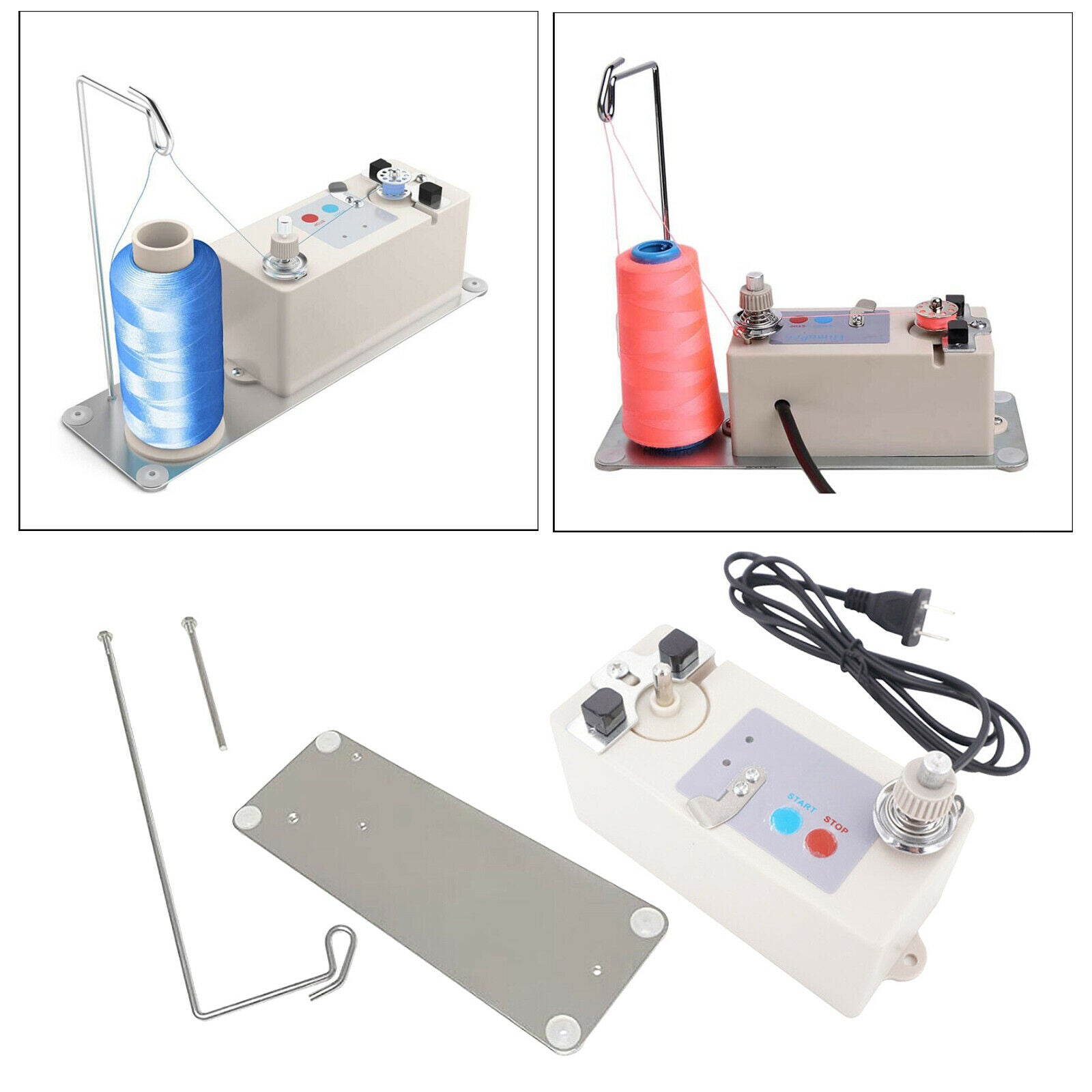 Automatic Bobbin Winder Electric Thread Yarn Winding Machine for Embroidery
