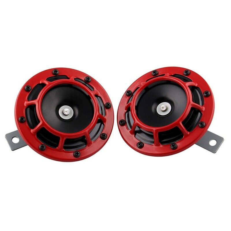 4X(2PCS Car Horn 12V Motorcycle Modification 140DB Horn Grille Universal I3F3)