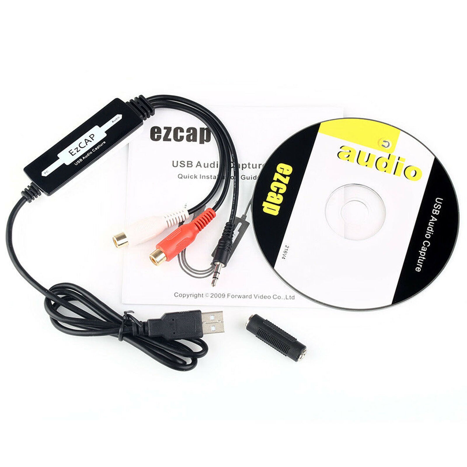 Turntable Vinyl LP Cassette To CD/MP3/WAV Converter USB Audio Capture Recorder
