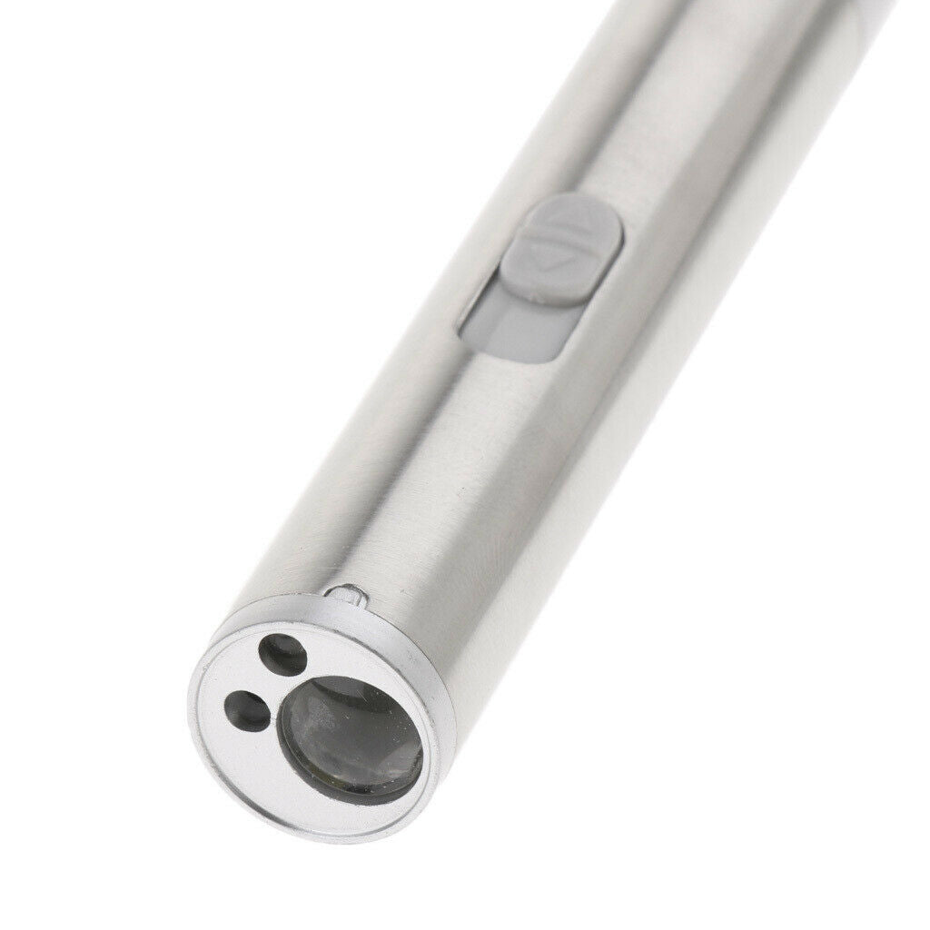 Electronic USB Rechargeable Lighter Multifunctional Led Flashlight Stainless