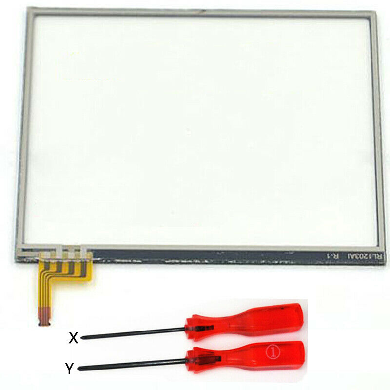 2pcs Replacement Bottom LCD Touch Screen W/ Screwdriver for Nintendo DSi NDSi