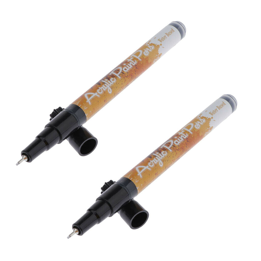 2Set Marker Waterproof Paint Pen Drawing Stationery for Scrapbooking Album