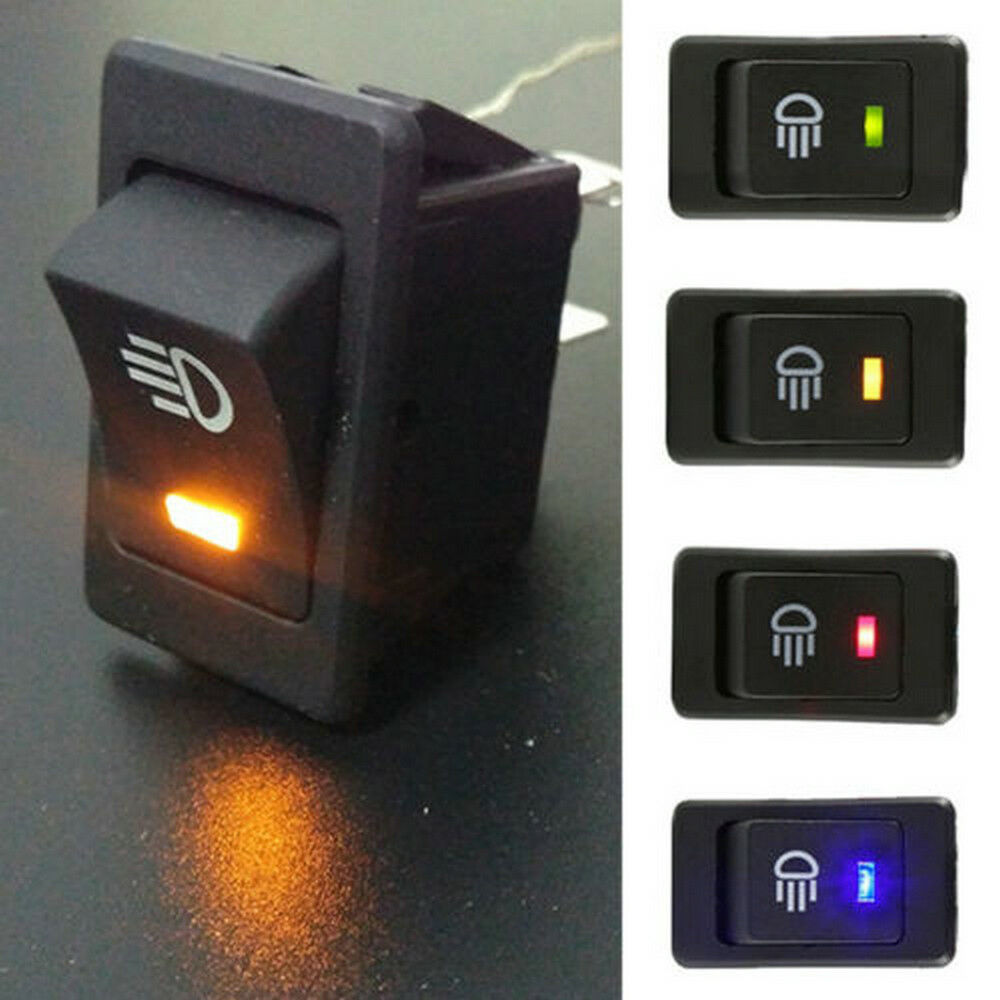 LED Light 12V Car Driving Fog Lamp/Work Light Bar Rocker ON/OFF Toggle Switch