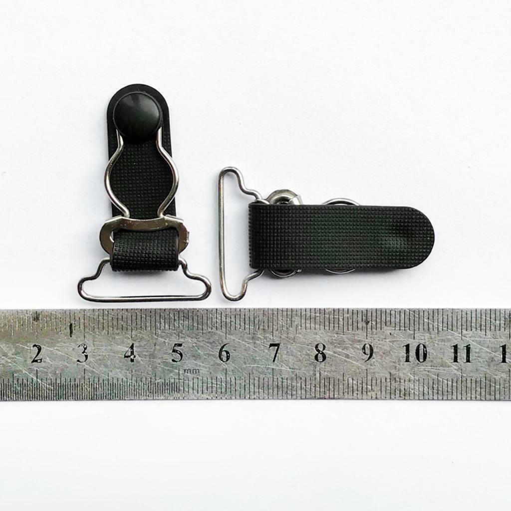 20 White Black Women Garter Belt Straps Corset Suspenders Clips Hooks 26mm