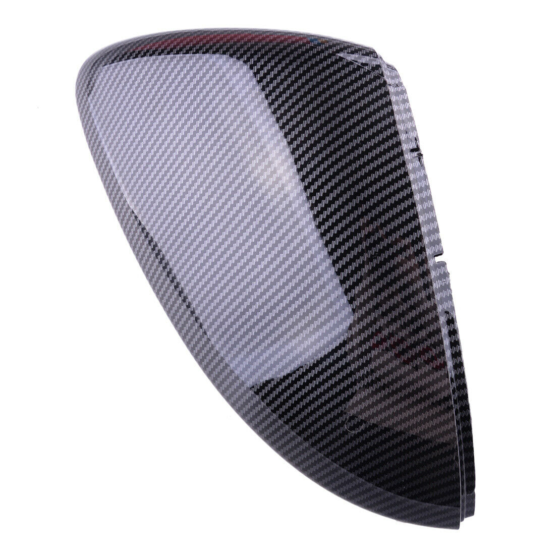 Carbon Fiber Style Side Door Mirror Cover Cap Fit for VW MK7 Golf GTI 2015-2018