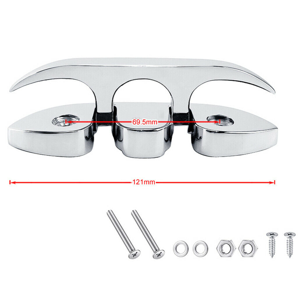 Boat Cleat Easy Installation Yacht Parts Folding Fasteners Fit for Boats