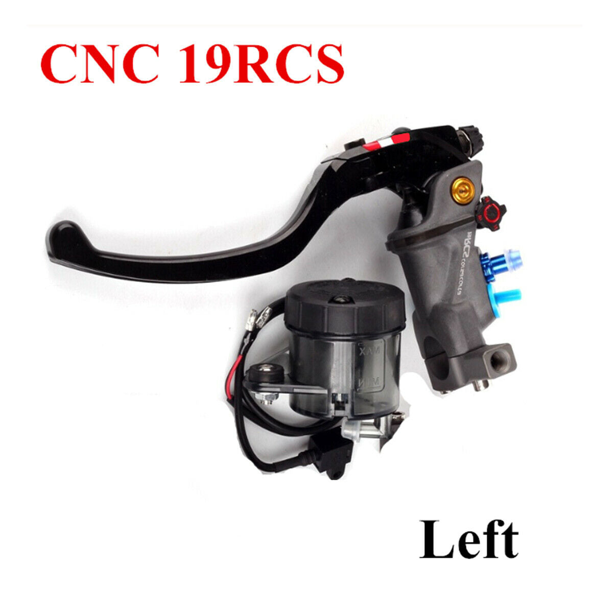 1PC 22MM Universal CNC Aluminum Alloy Motorcycle Brake Master Cylinder-Left Side