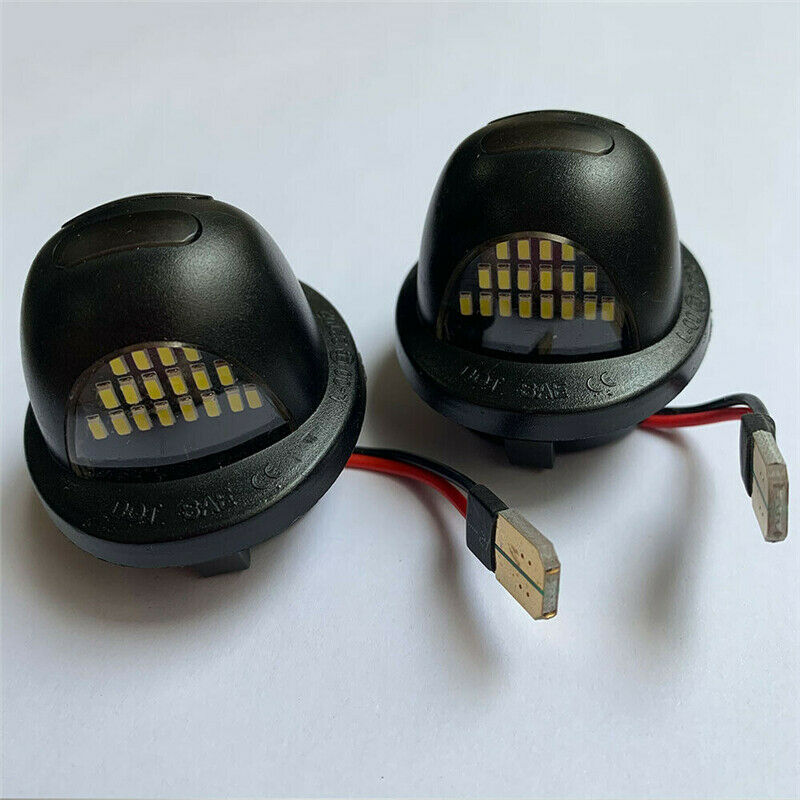 2Pcs LED License Plate Light Lamp Assembly Replacement for Ford F150 F250 F350